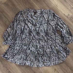 Beautiful loose Button up Blouse